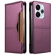 thumbnail image 1 of Funda Billetera para [Xiaomi Redmi 13] Tarjetero Magnético Soporte Morado, 1 of 6