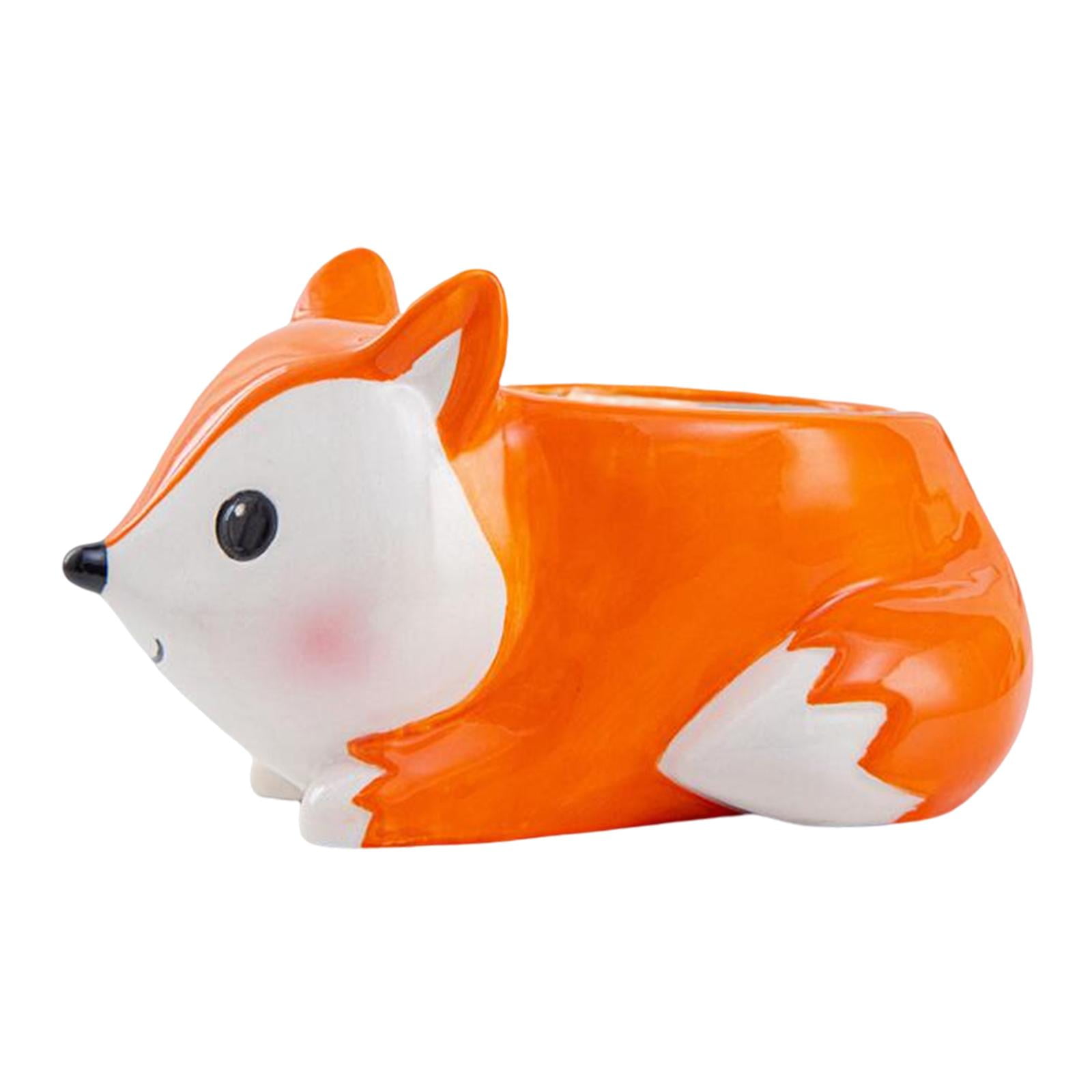 Ioensy - Maceta Suculenta De Animales De Cerámica, Regalos De Inauguración De La Casa Para Jardín, Hecho A Mano