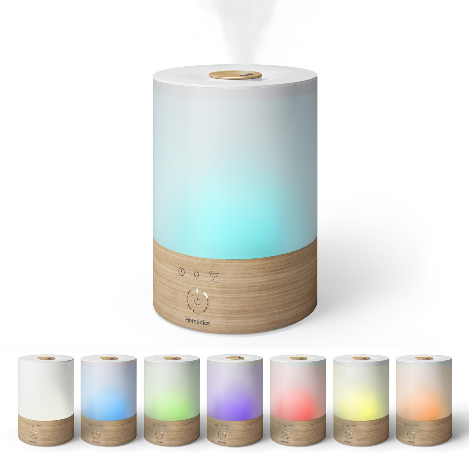 Humidificador Homedics Cool Mist 2,5 L, 24 H, 3 Ajustes