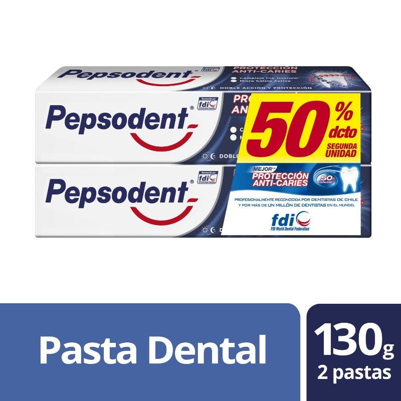 Pasta Dental Protección Anti-caries 2 un Pepsodent