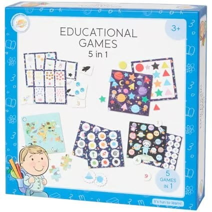 Juego didáctico 5 en 1