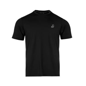 Polera Tilki Khombi Negro Gris Tenis Padel