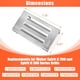 thumbnail image 2 of Deflector De Calor 304 De Acero Inoxidable Para Spirit Ii, 2 of 6