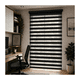 thumbnail image 1 of CORTINA ENROLLABLE ZEBRA PREMIUM NEGRA- 120x200 CM, 1 of 3