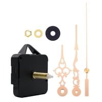 Magideal - Mecanismo De Movimiento De Reloj De Pared Diy De Primera Calidad, Barrido Silencioso Con Batería De 3 Manos Para Grosor De Dial De 15-21Mm, Cocina, Re , Flor De Oro 56X56X16Mm