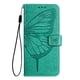 thumbnail image 2 of Funda cartera mariposa para Samsung Galaxy S25 Ultra con soporte y ranuras para tarjetas Verde, 2 of 5