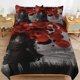 thumbnail image 1 of Pennywise Bedding Set Duvet Cover Comfortable and Lightweight Cartoon Bedding 3 Piece Bed Set, 1 of 5