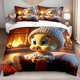 thumbnail image 1 of 3pcs Bedding set Bedding Cushion Cover 3pcs. Valentine's Day Bird Cartoon Graphic Print Duvet Cover Set, 1 of 1