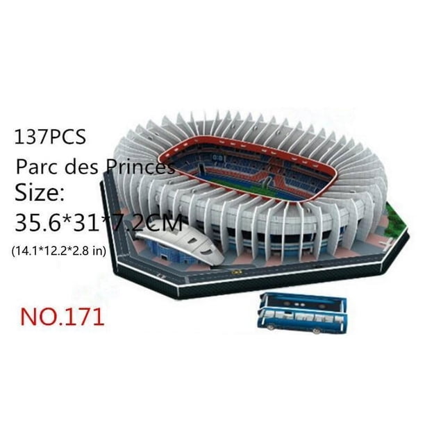3D Puzzle Model Football Soccer Field Model Souvenirs Paper Jigsaw Model Gift For Fans