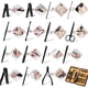 thumbnail image 3 of Set Manicure Pedicure YHIT 16 Piezas Acero Negro MECM01, 3 of 3