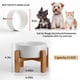 thumbnail image 3 of Tazón para perro Petygooing cerámico blanco de 400 ml con soporte elevado, 3 of 7