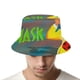 thumbnail image 4 of aventuras de la máscara Sombrero bucket para adultos, gorra de protección solar, sombrero de pescador plegable para viajes al aire libre, pesca y actividades de verano, 4 of 6