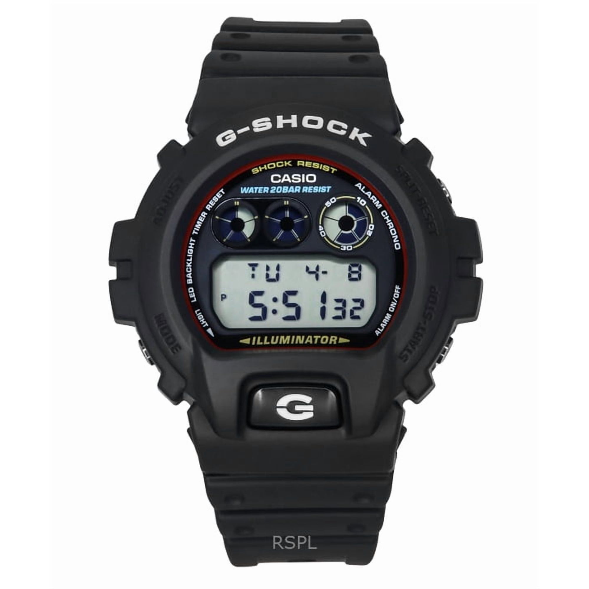 Reloj Digital Casio G-shock Dw-6900rl-1 Negro Hombre