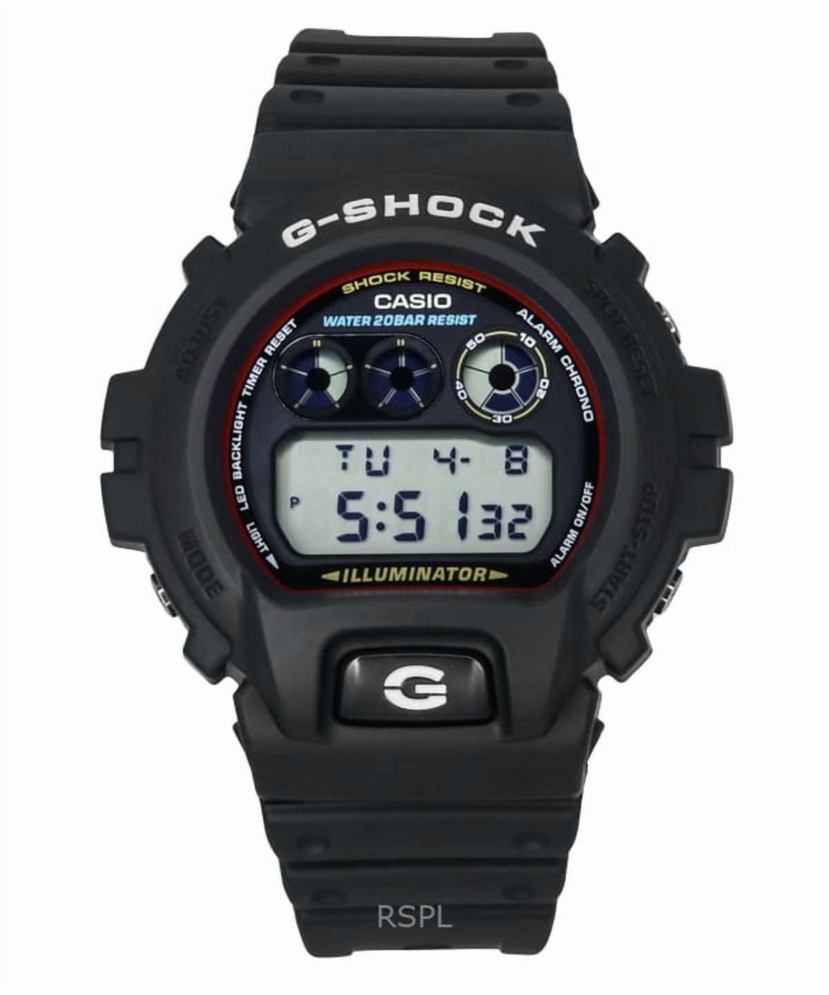 Reloj Digital Casio G-Shock Dw-6900Rl-1 Negro Hombre
