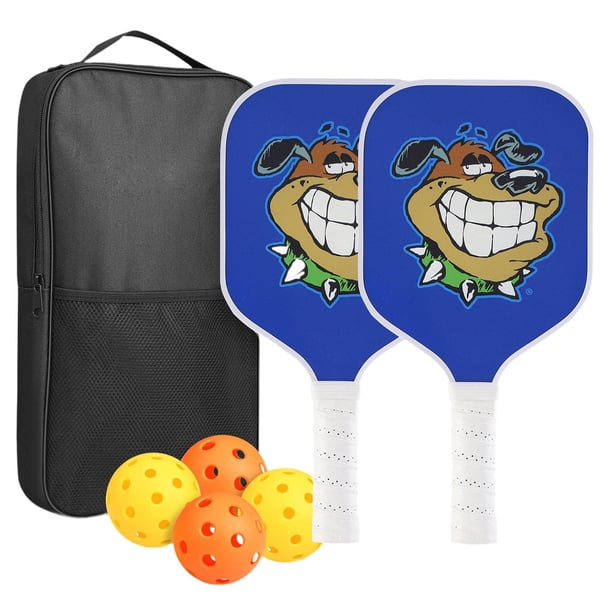Set De Palas De Pickleball - 2 Raquetas, 4 Pelotas Y Bolsa, Para Interior Y Exterior, Principiantes