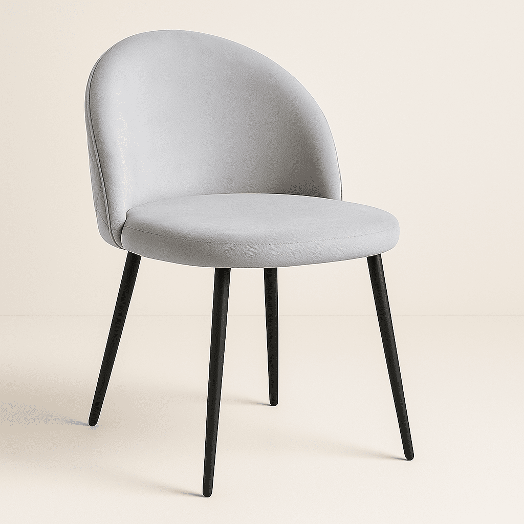 Oh! Mi Hogar ® - Silla Berna Velvet Base Negra