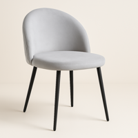 Oh! Mi Hogar ® - Silla Berna Velvet Base Negra