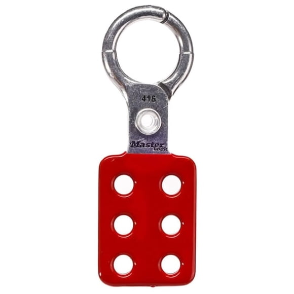 Master Lock Pasador de Seguridad 112 mm Rojo para 6 Candados
