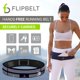 thumbnail image 2 of Riñonera FlipBelt, cinturón para correr con cremallera M, reflectante, negro, 2 of 7
