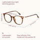 thumbnail image 3 of Gafas Gaoye, retro, redondas, que bloquean la luz azul, 3 of 7