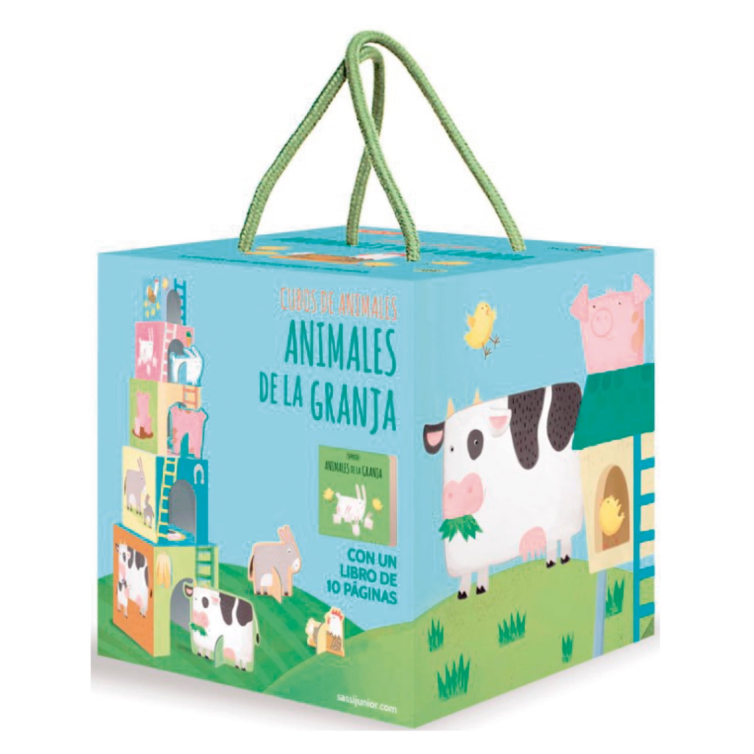 Manolito Books - Libro Mas Bloques Animales De Granja