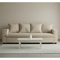 Luzyhogar - Sofá Madrid 200Cm - Lino Arena