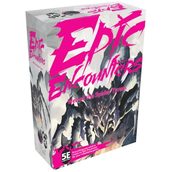 Base en miniatura de Epic Encounters Web of The Spider Tyrant de 100 mm