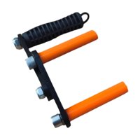 Magideal - Elevador De Paneles, Portador De Paneles, Asa De Transporte, Herramienta De Elevación, Pinza De Transporte Con Ángulo De Fuerza Ajustable Y Mordazas D Fondo Negro