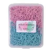 Bothyi - 650 Marcadores De Punto Metálicos Para Etiquetas De Ropa, Tejido Y Crochet, Color Rosa