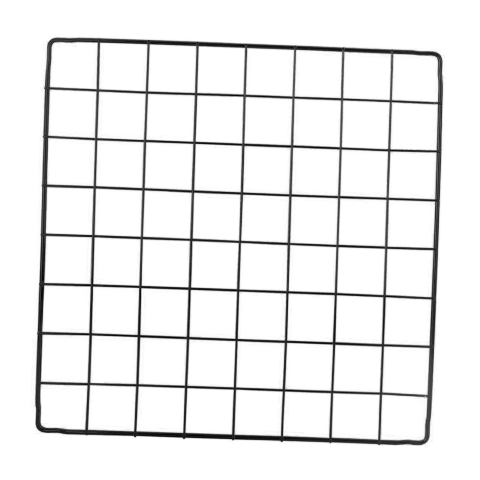 Magideal - Valla Para Mascotas Cerca De Juego Para Pequeñas Mascotas De Animales Portatil Cercado De Alambre Diseño Diy Fácil De Montar Adecuada Para Cachor Cuadrícula General Negra