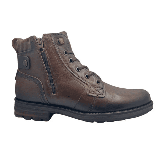 BOTINES PEGADA CUERO CASTANHO | 181314-06 - Talla 41