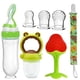 thumbnail image 4 of Complete 7pcs Baby Feeding Set with Soft Silicone and Stainless Steel Material | Includes Milk Water Bottle, Spoon Feeder, Teether, Fruit Feeder, Pacifier Holder and 3-Size Nipples | Perfect for Tende, 4 of 5