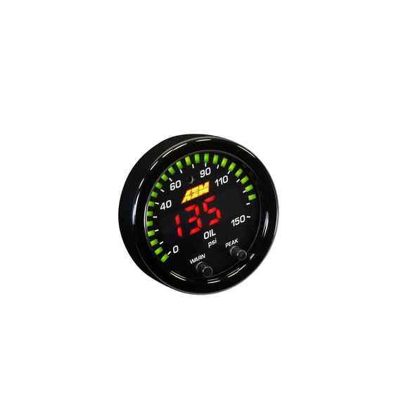 Manómetro de presión AEM 52 mm 0‑100 PSI/0‑7 BAR