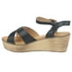 thumbnail image 2 of Sandalia Chalada Mujer Tala-1 Negro Plataforma, 2 of 7