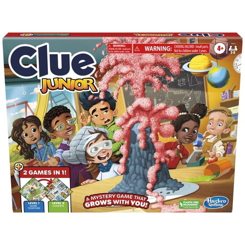 Juego De Mesa Hasbro Gaming Clue Junior De 2 Caras 4+