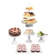 thumbnail image 1 of Set 6 Bases Para Tortas Porta Cupcakes Alzadores Candy Bar, 1 of 10