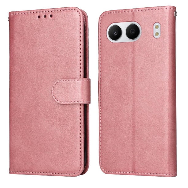 Funda Billetera para OnePlus Nord 4 5G con Porta Tarjetas y Soporte Ajustable Rosa