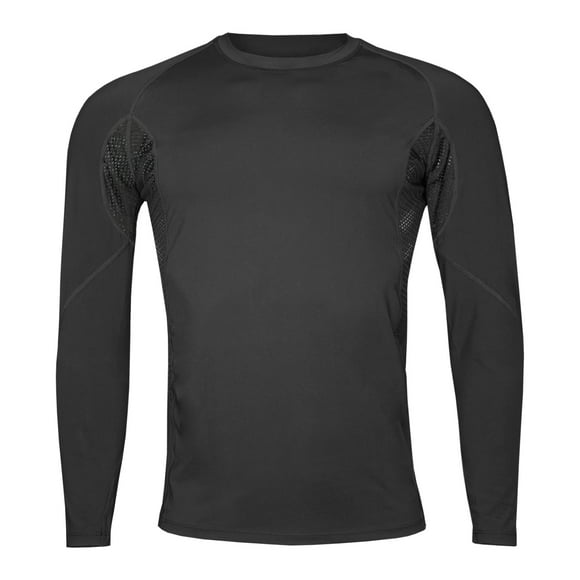 Polera Ciclista Dry Fit Manga Larga Con Malla Hombre