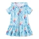 thumbnail image 1 of Disfraz De Baño De Frozen Elsa Girl Tela De Rizo Azul 5 6 Años, 1 of 7