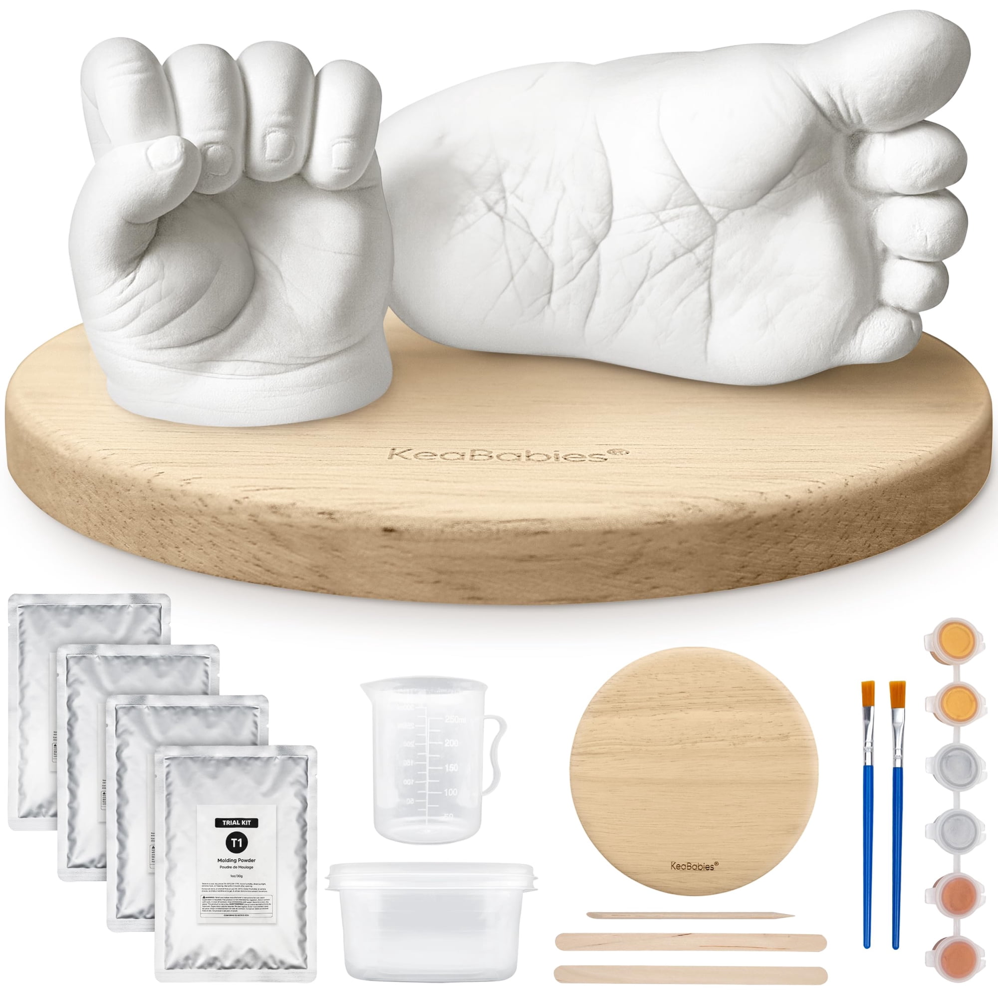 Kit Para Moldear Manos Y Pies De Bebés Keababies 3d