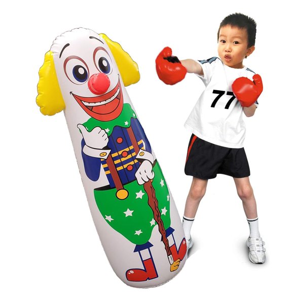 Saco de boxeo Jet Creations Clown inflable de 107 cm de altura