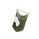 thumbnail image 3 of Arte Colgante De Pared De Macramé Con Borlas Trenzadas Para Fondo De Boda, Habitación Infantil, Color Verde, 3 of 5