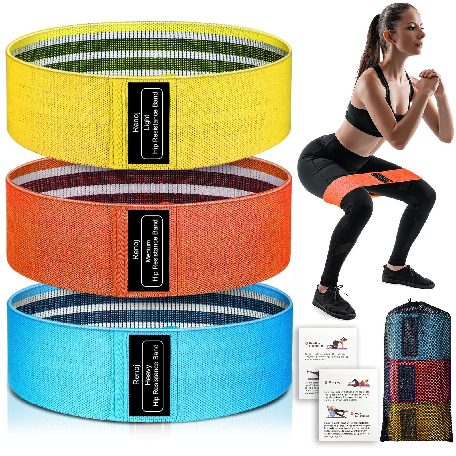 Resistance Bands Renoj Para Mujeres Y Hombres