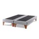 thumbnail image 2 of Base Cama Europea Zen Tela Gris 2 Plazas, 2 of 3