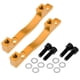 thumbnail image 2 of Adaptador De Montaje De Freno De Disco Delantero Y Trasero De Bicicleta MTB De 203 Mm 2 Piezas Dorado, 2 of 5