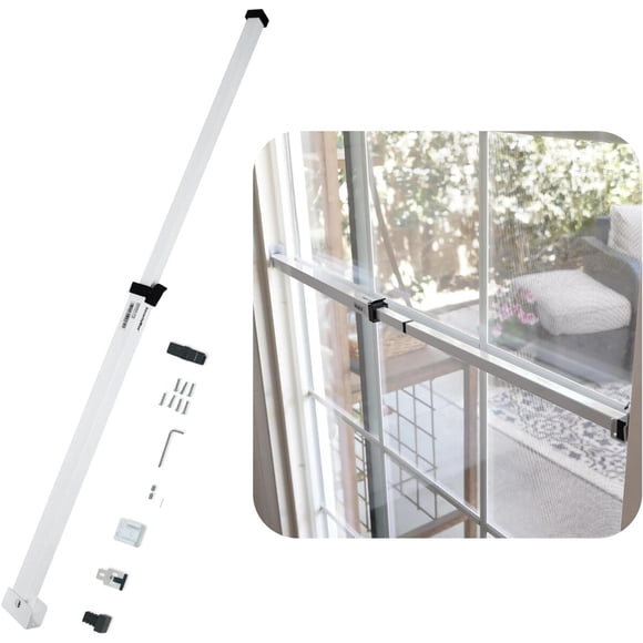 Barra Seguridad 48 A 130 Cm Hierro Blanca