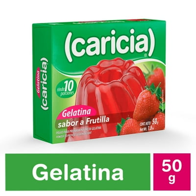 Gelatina Frutilla 50 G Caricia