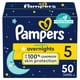 thumbnail image 1 of Pañales desechables para bebés Pampers Swaddlers Overnights, tamaño 5, 1 of 8