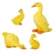 thumbnail image 5 of 4 Uds Estatuas De Pato Bonitas Figuritas De Estanque De Jardín De Hadas Decoraciones Amarillas, 5 of 5