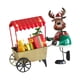 thumbnail image 2 of Adorno De Escritorio Con Forma De Reno Que Empuja El Carro De Navidad Para Decoración De Año Nuevo, 2 of 2